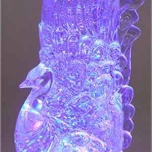 Cracker Barrel Exclusive - Peacock Glitter Globe. New. Beautiful!!